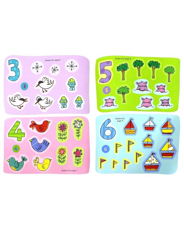 123 Sticker and Colouring Book