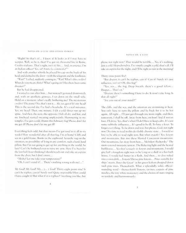 Notes on a Cuff and Other Stories