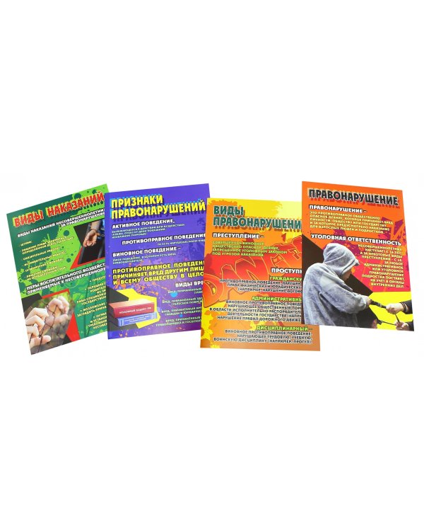 Комплект плакатов с методическим сопровождением. Профилактика правонарушений среди школьников. ФГОС