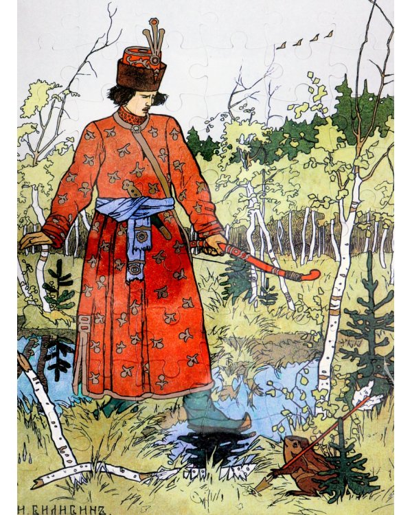 Пазл. Царевна-лягушка. Художник Иван Билибин