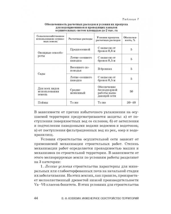 Инженерное обустройство территорий. Учебное пособие