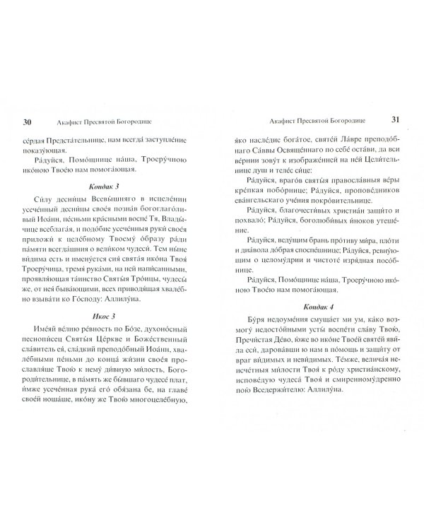 Икона Пресвятой Богородицы "Троеручица"