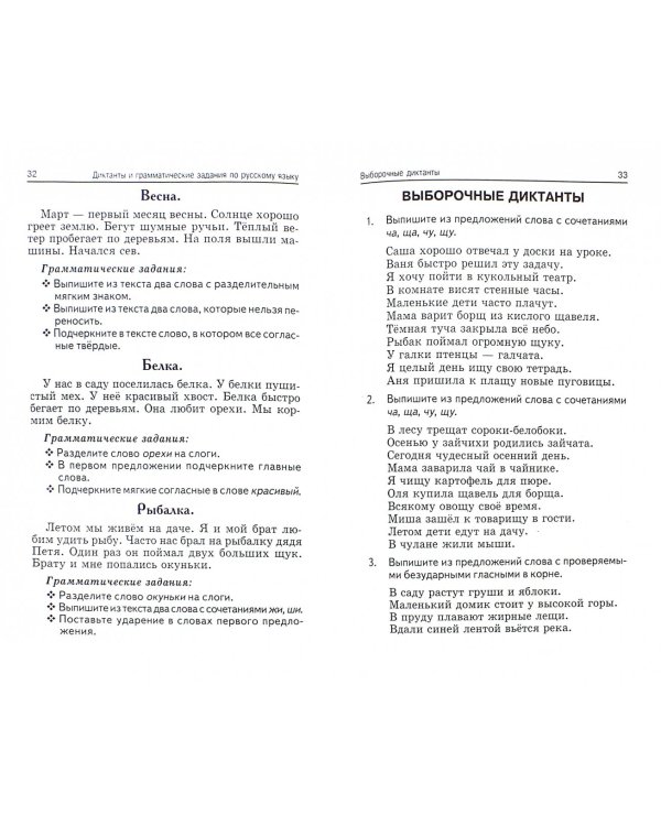 Лучшие диктанты и грамматические задания по русскому языку. 1 класс. Учебное пособие