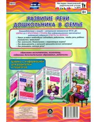 Развитие речи дошкольника в семье. Ширмы с информацией. ФГОС ДО