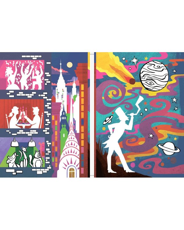 Силуэты. Книга для раскрашивания