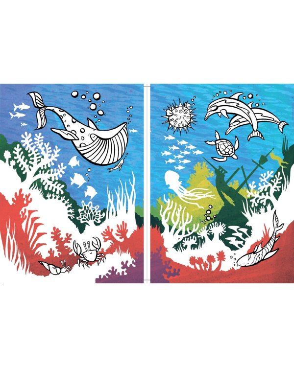 Силуэты. Книга для раскрашивания