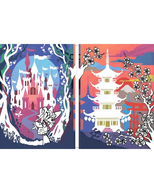 Силуэты. Книга для раскрашивания