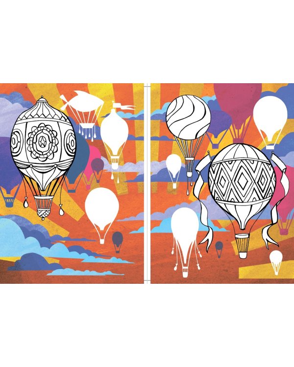 Силуэты. Книга для раскрашивания