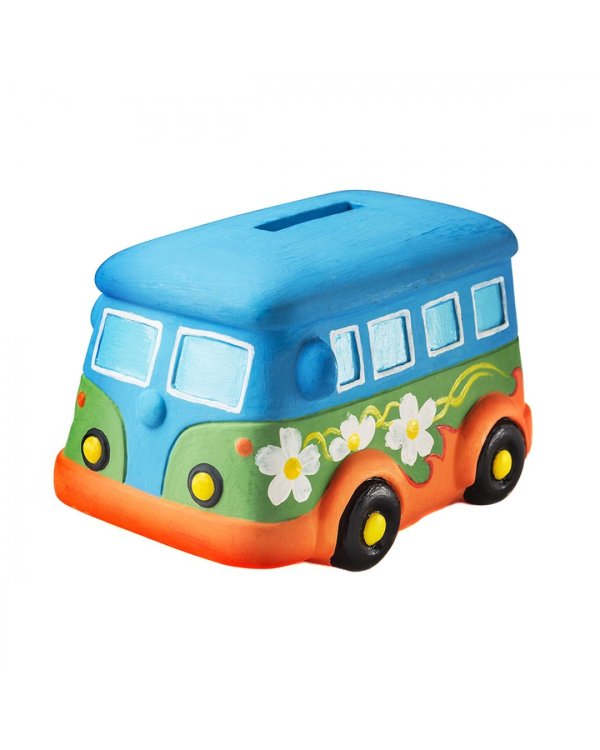 Копилка-раскраска. Автобус