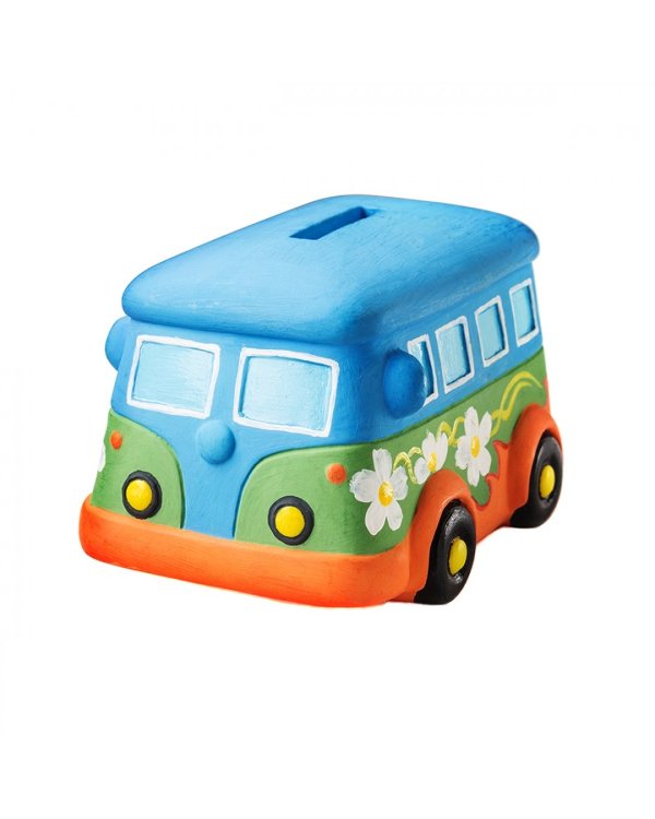 Копилка-раскраска. Автобус