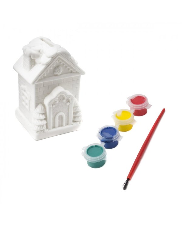 Копилка-раскраска. Домик