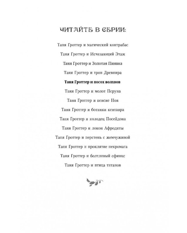 Таня Гроттер и посох волхвов