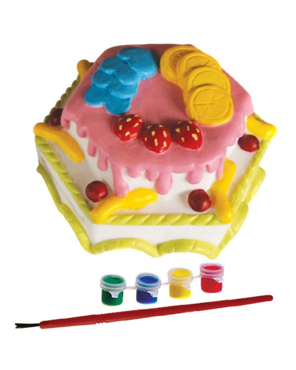 Копилка-раскраска. Тортик