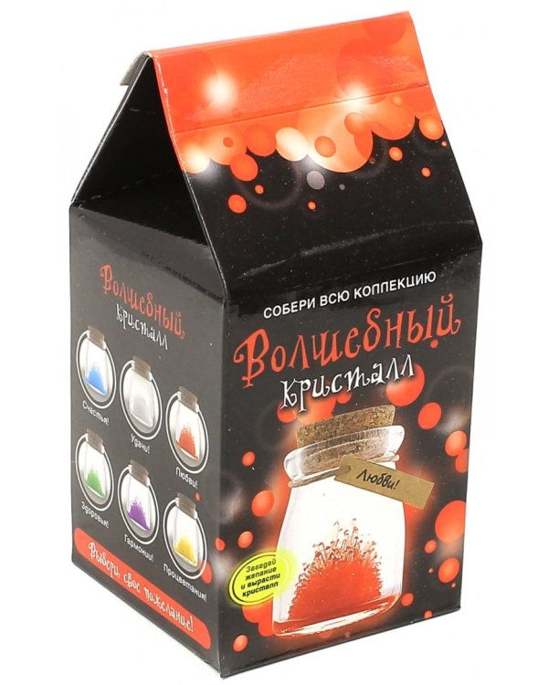 Кристалл с пожеланием любви. Красный