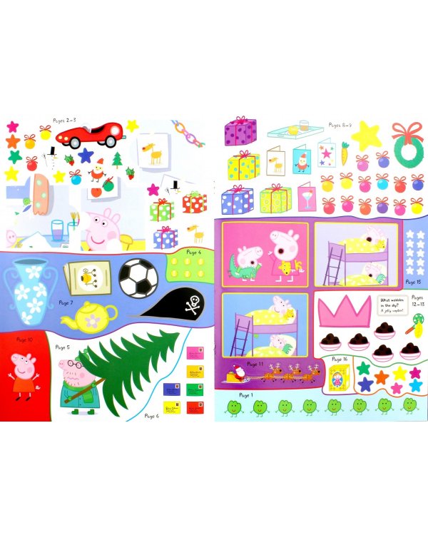 Peppa Pig. Peppa's Christmas. Sticker Book