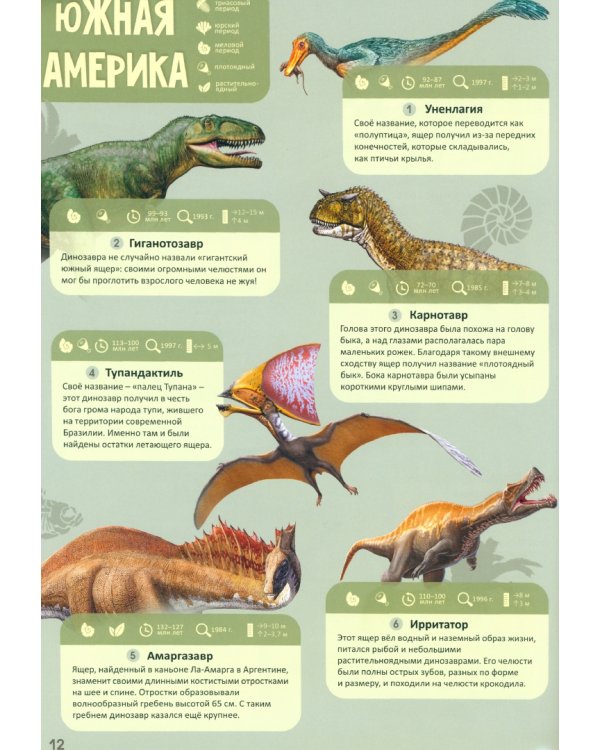 Атлас мира с наклейками. Динозавры