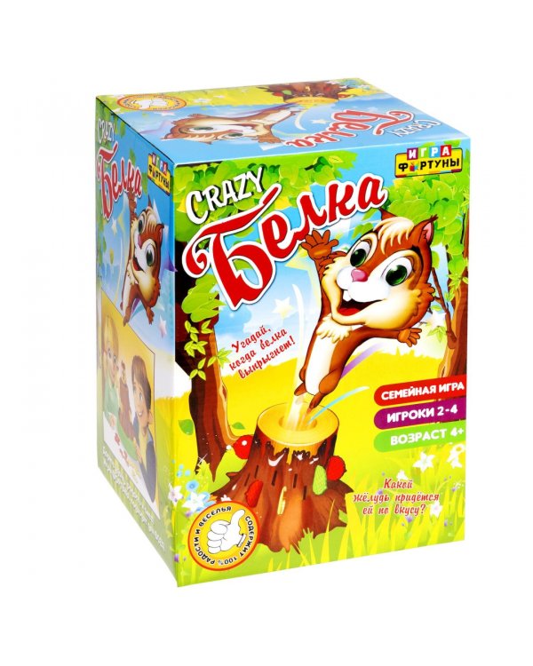 Настольная семейная игра. Crazy Белка