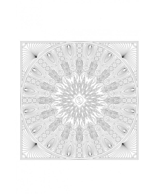 Новые мандалы. Мини-раскраска-антистресс для творчества и вдохновения