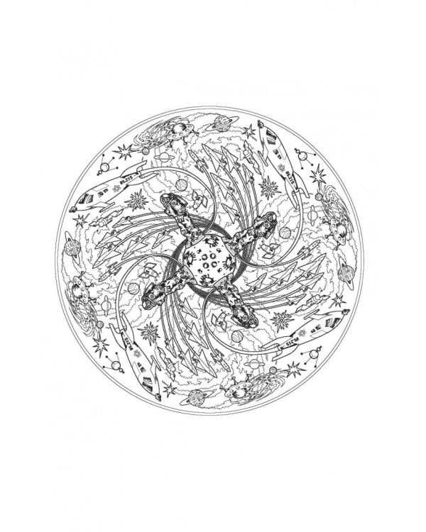 Новые мандалы. Мини-раскраска-антистресс для творчества и вдохновения