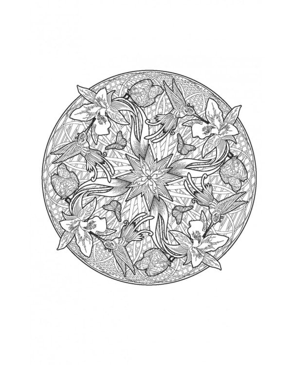 Новые мандалы. Мини-раскраска-антистресс для творчества и вдохновения