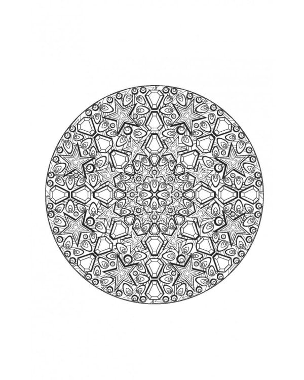 Новые мандалы. Мини-раскраска-антистресс для творчества и вдохновения