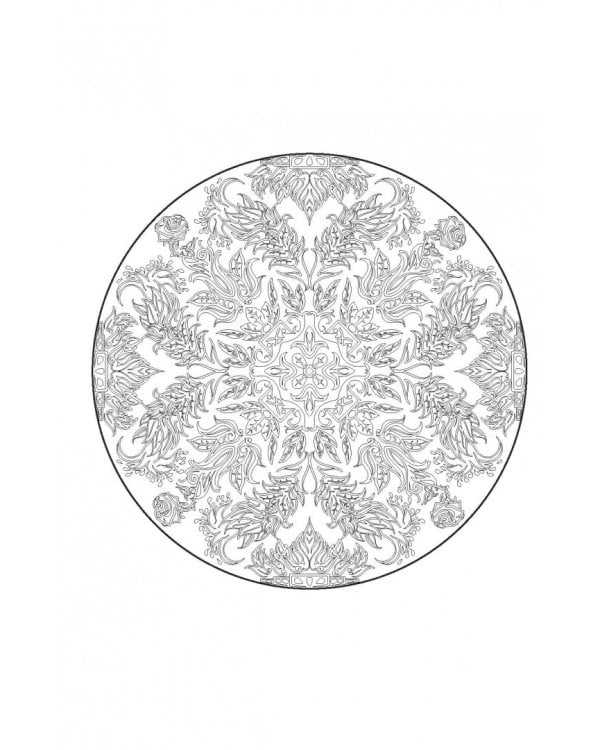 Новые мандалы. Мини-раскраска-антистресс для творчества и вдохновения