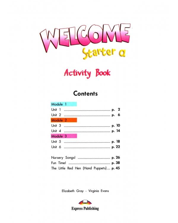 Welcome Starter a. Activity Book