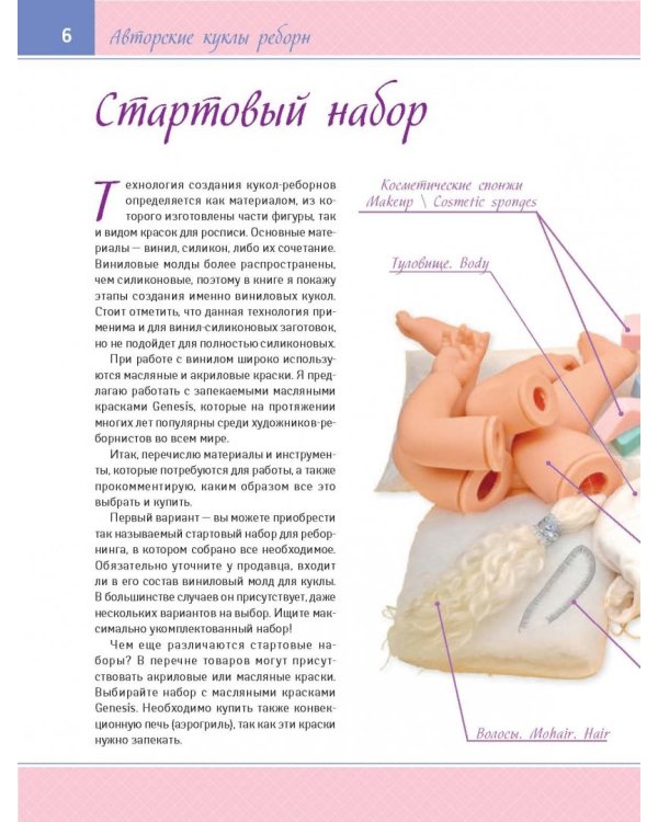 Авторские куклы Реборн. Пошаговый мастер-класс