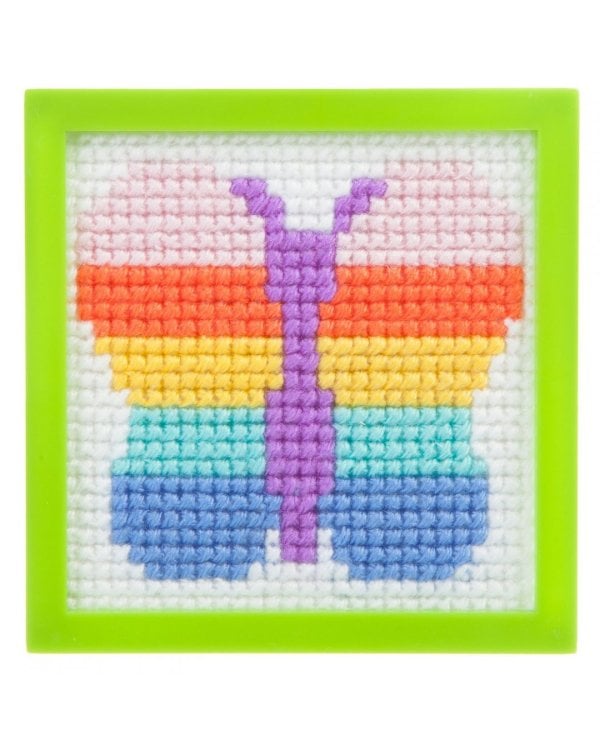 Набор для вышивки на канве. Бабочка