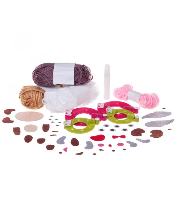 Творчество с помпонами. Лесные жители