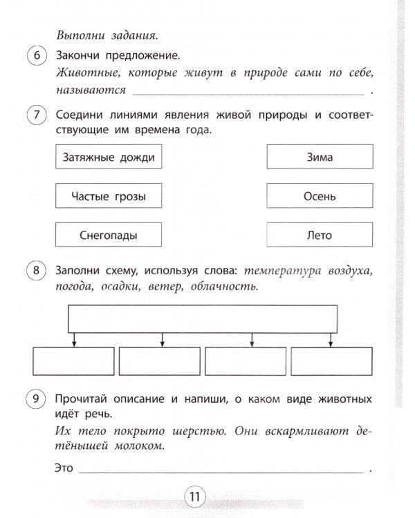 Окружающий мир. 2 класс. Проверочные работы. ФГОС