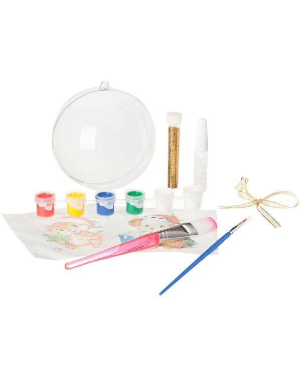 Набор для творчества в технике декупаж. Ёлочные украшения