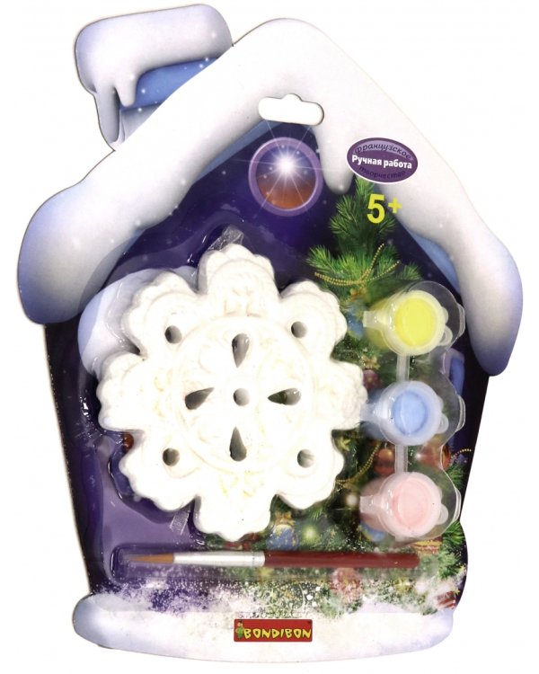 Набор для творчества. Ёлочные украшения. Снежинка