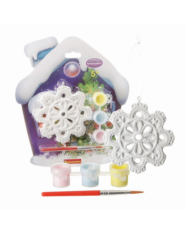 Набор для творчества. Ёлочные украшения. Снежинка