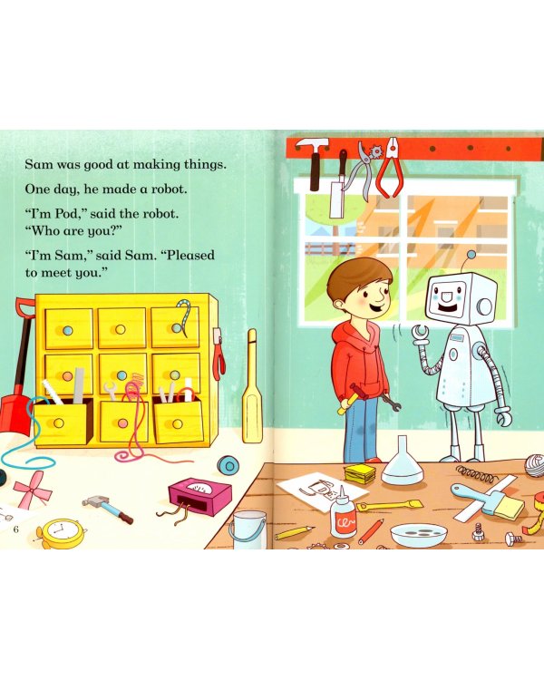 Sam and the Robots Activity Book – Ladybird Readers. Level 4 + downloadable audio