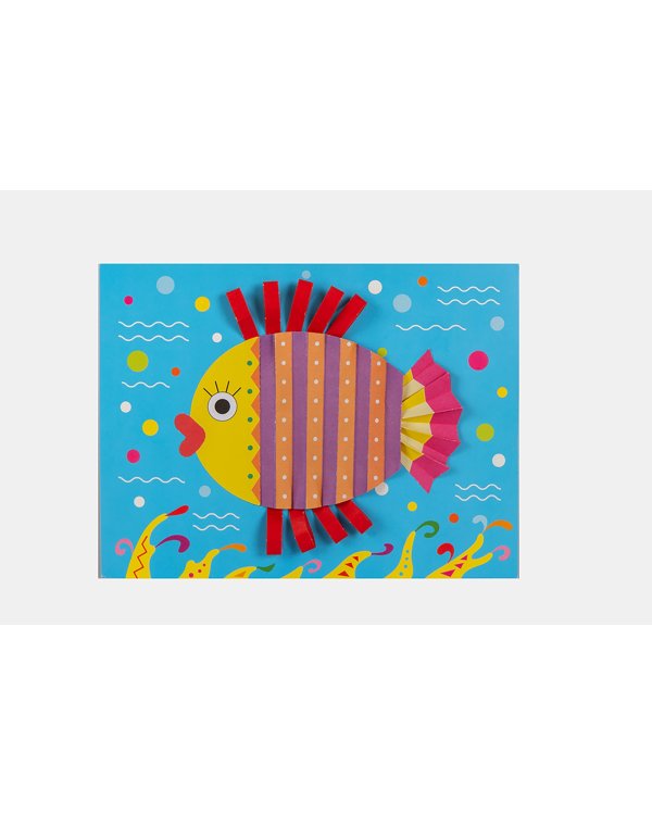 Объемная аппликация. Рыбка