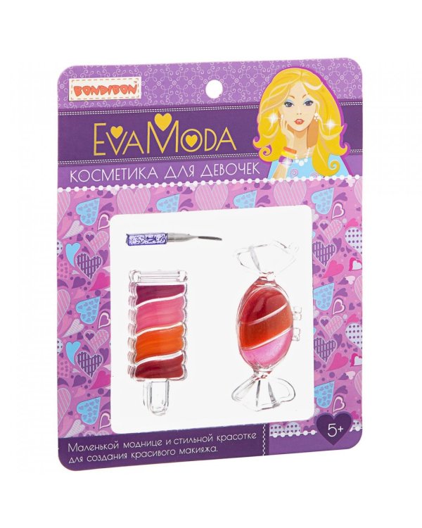 Набор детской декоративной косметики. Eva Moda. Леденец и конфетка