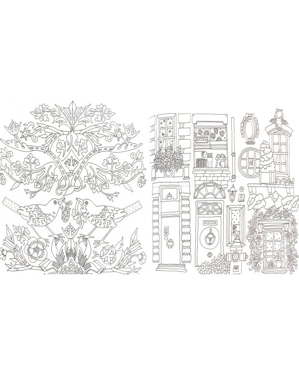 Волшебное путешествие по Европе. Книга-раскраска