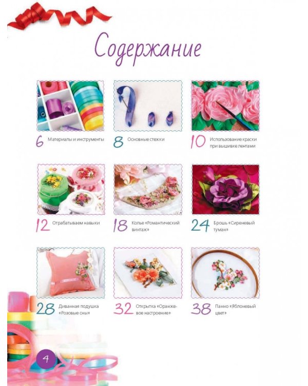 Вышивка лентами