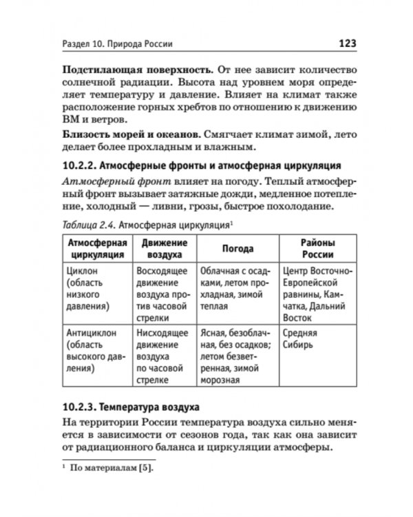 Краткий справочник по географии