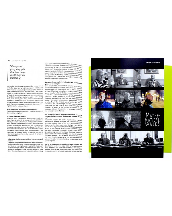 Mathematical Walks. A Collection of Interviews