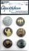 Табзы "Монетки", 25 мм, 6 штук