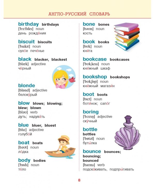 5 словарей английского языка в одной книге