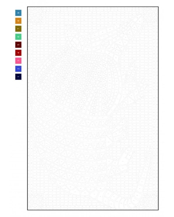 Цветовой квест. Животные. Непростые картины по номерам