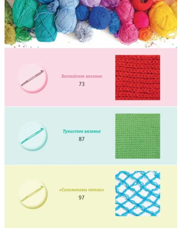 Модное вязание крючком и на спицах. Все актуальные виды и техники. Энциклопедия современного вязания