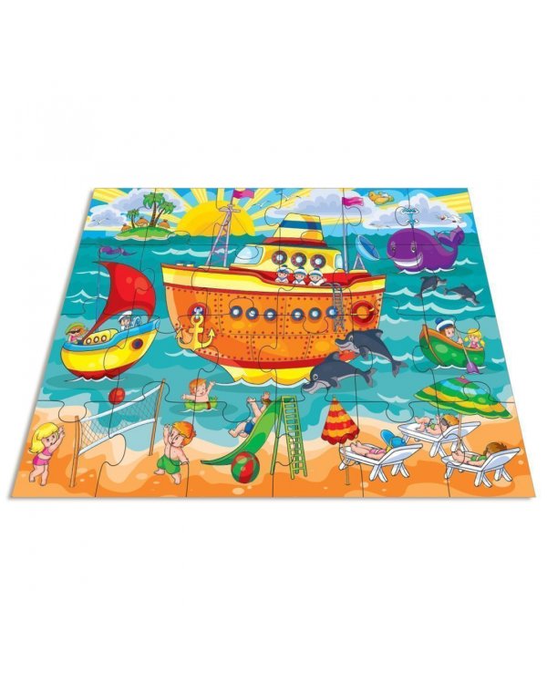 Мозаика для малышей. На море, 24 элемента
