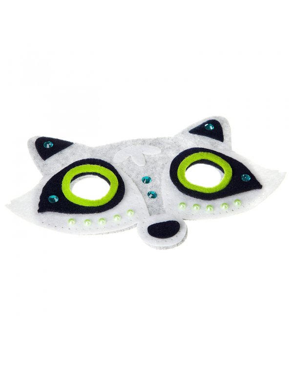 Маска из фетра. Енот