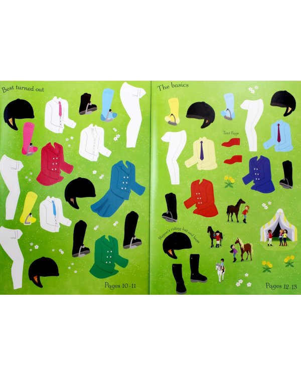 Sticker Dolly Dressing. Horse Show