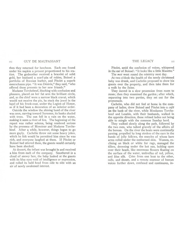 Mademoiselle Fifi and Other Stories