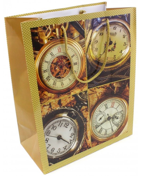 Пакет подарочный "Новый год", ламинированный, 264x327x136 мм